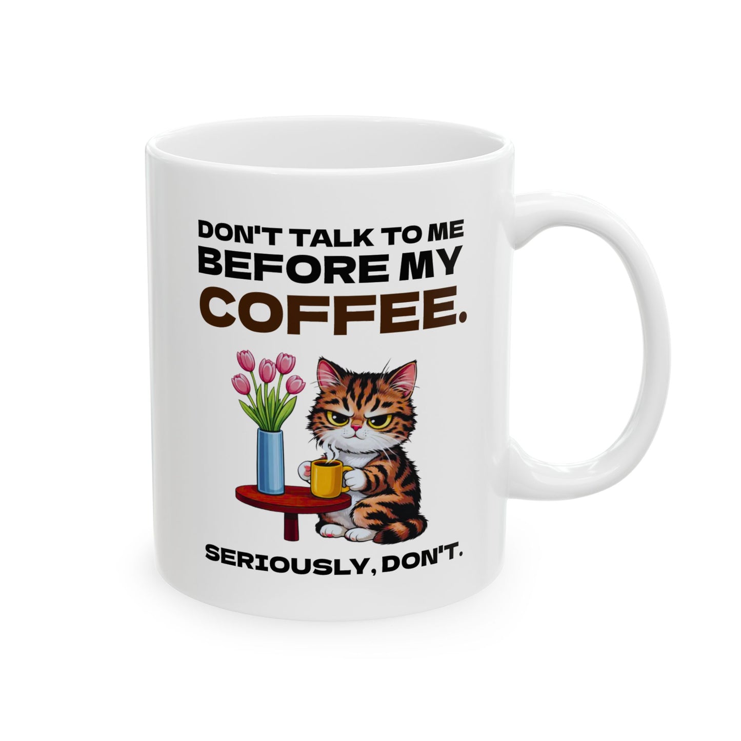 Morning Mood Cat Mug