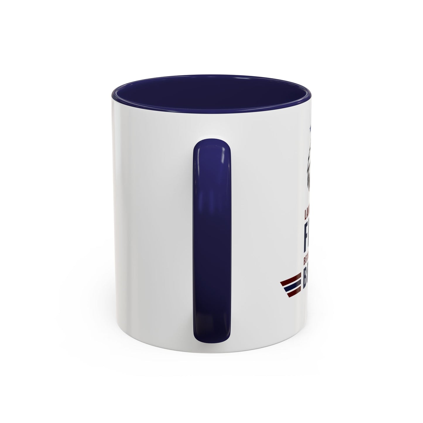 Patriotic Striped Accent Coffee Mug (11/15oz)