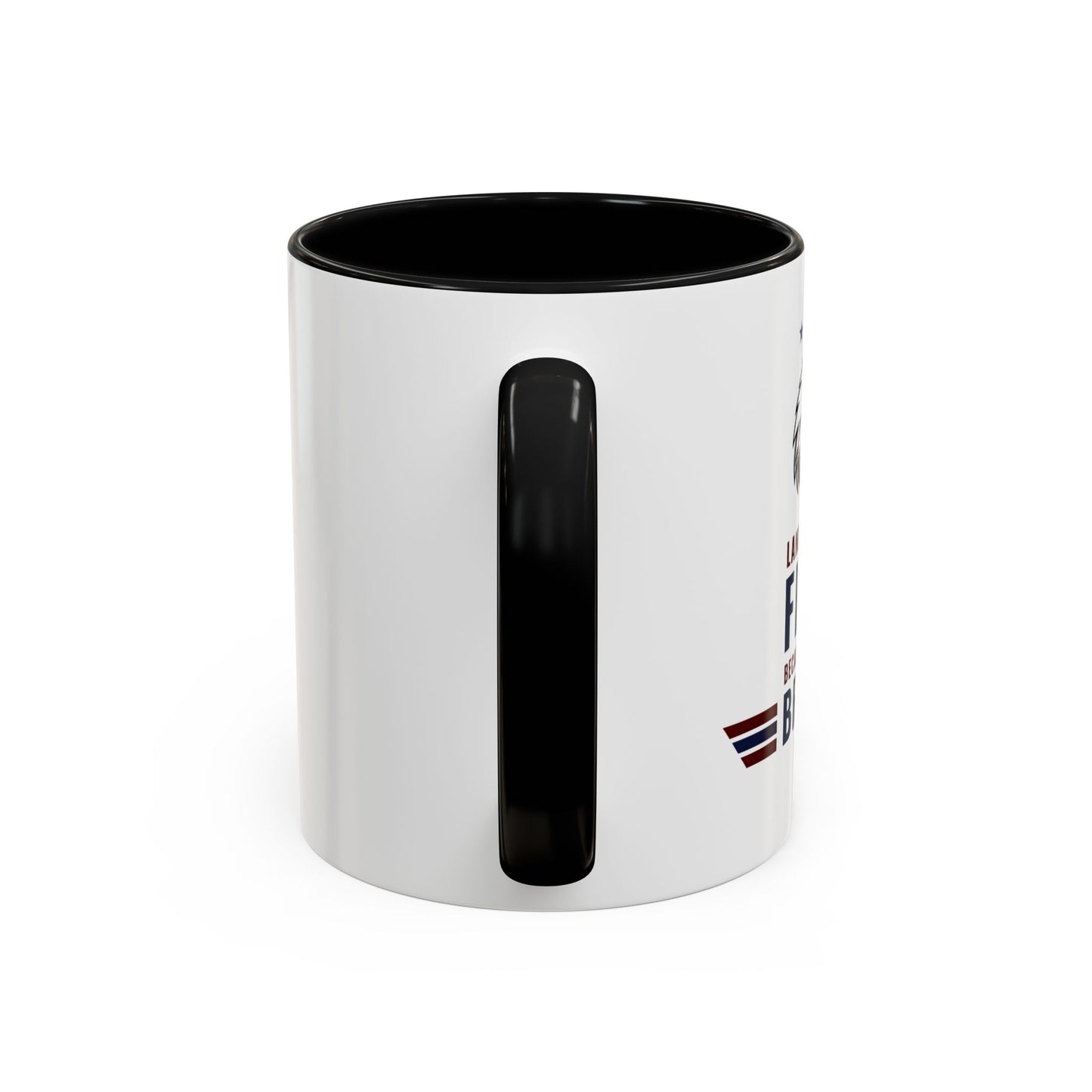 Patriotic Striped Accent Coffee Mug (11/15oz)
