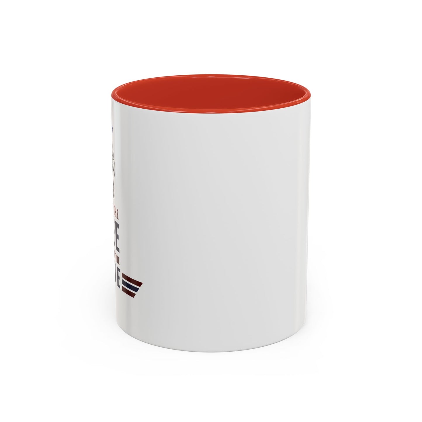 Patriotic Striped Accent Coffee Mug (11/15oz)