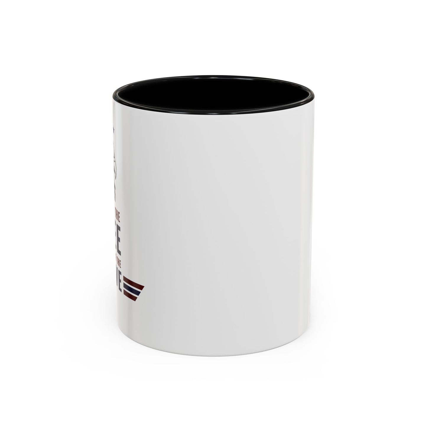 Patriotic Striped Accent Coffee Mug (11/15oz)