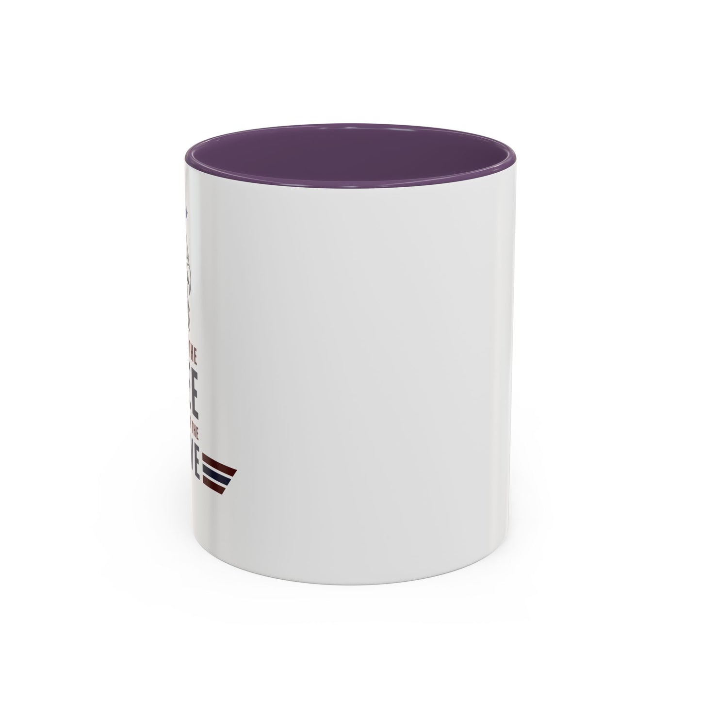 Patriotic Striped Accent Coffee Mug (11/15oz)