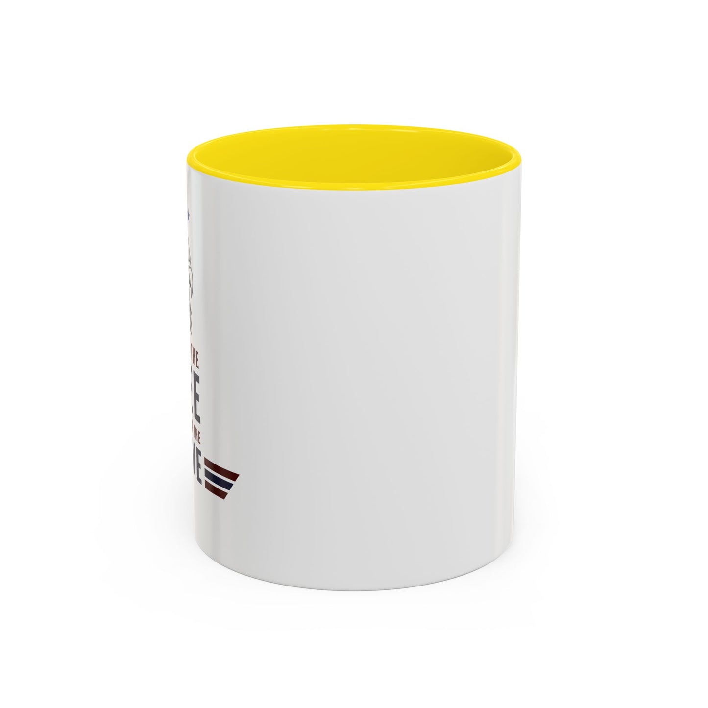 Patriotic Striped Accent Coffee Mug (11/15oz)