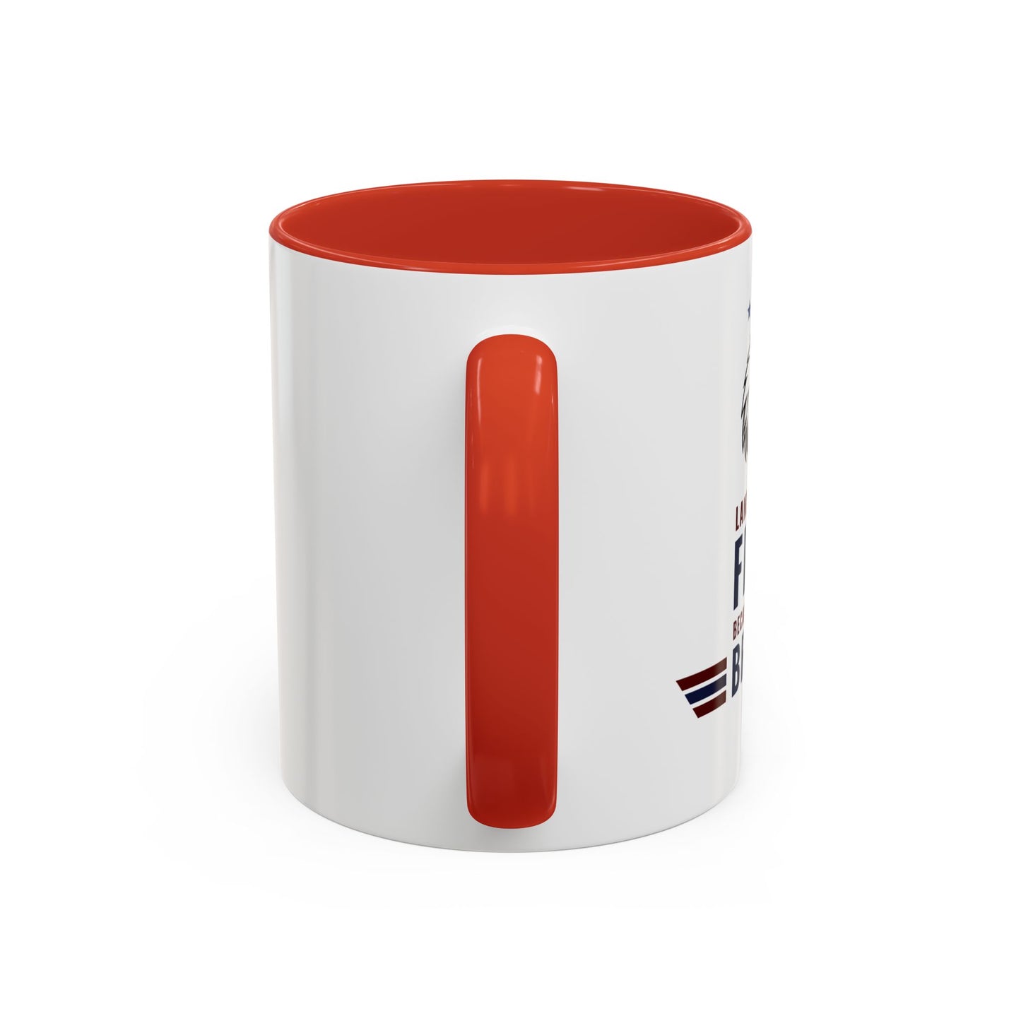 Patriotic Striped Accent Coffee Mug (11/15oz)