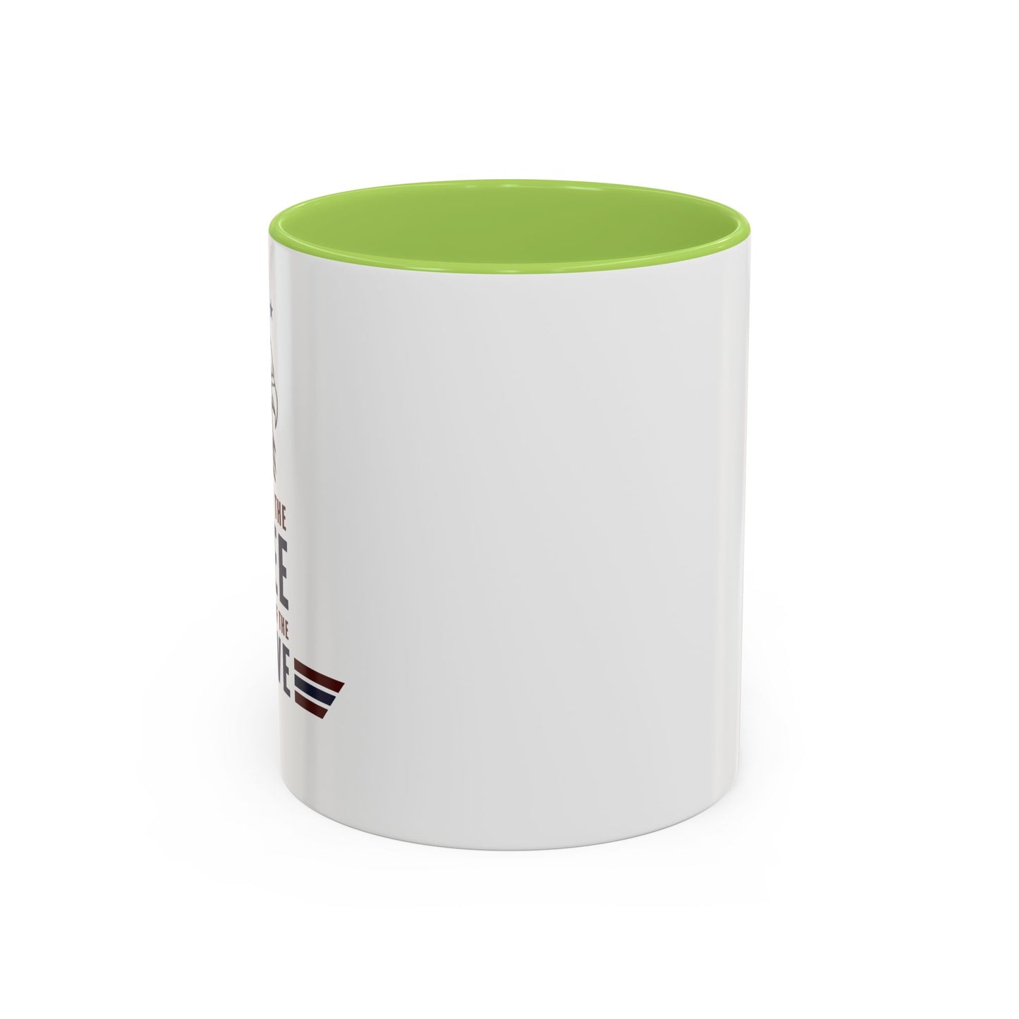 Patriotic Striped Accent Coffee Mug (11/15oz)
