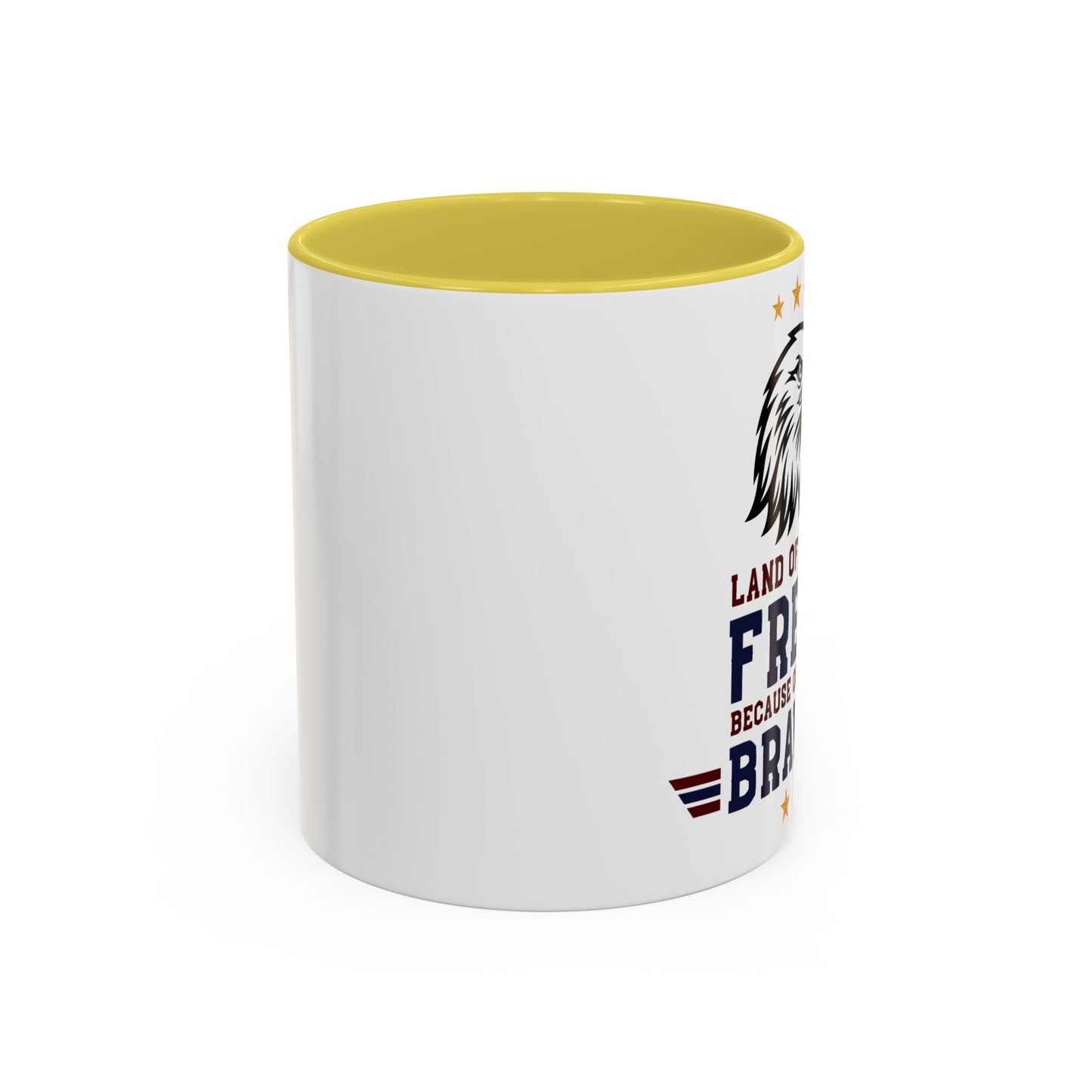 Patriotic Eagle Mug — "Land of the Free Because of the Brave" (11oz/15oz)