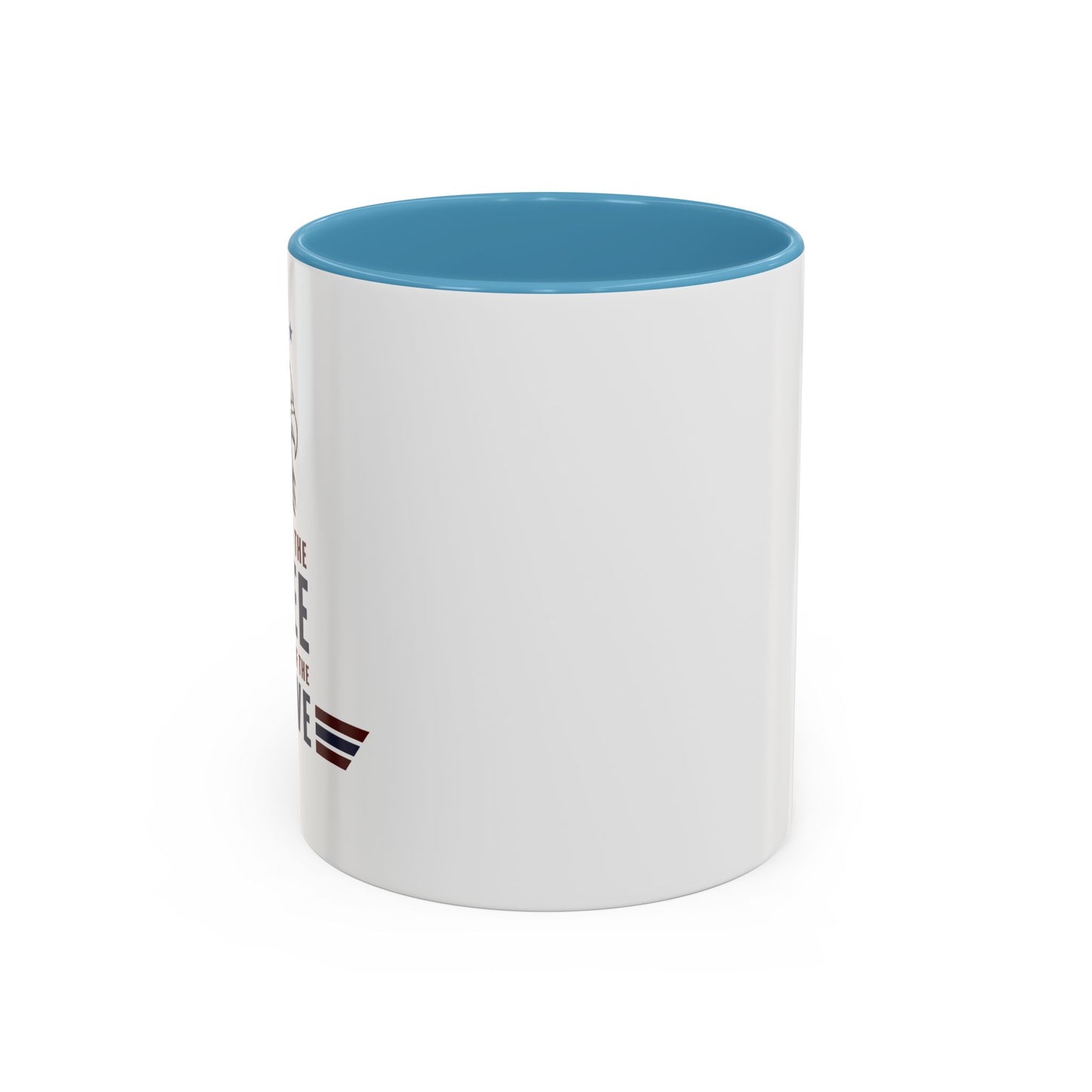 Patriotic Striped Accent Coffee Mug (11/15oz)