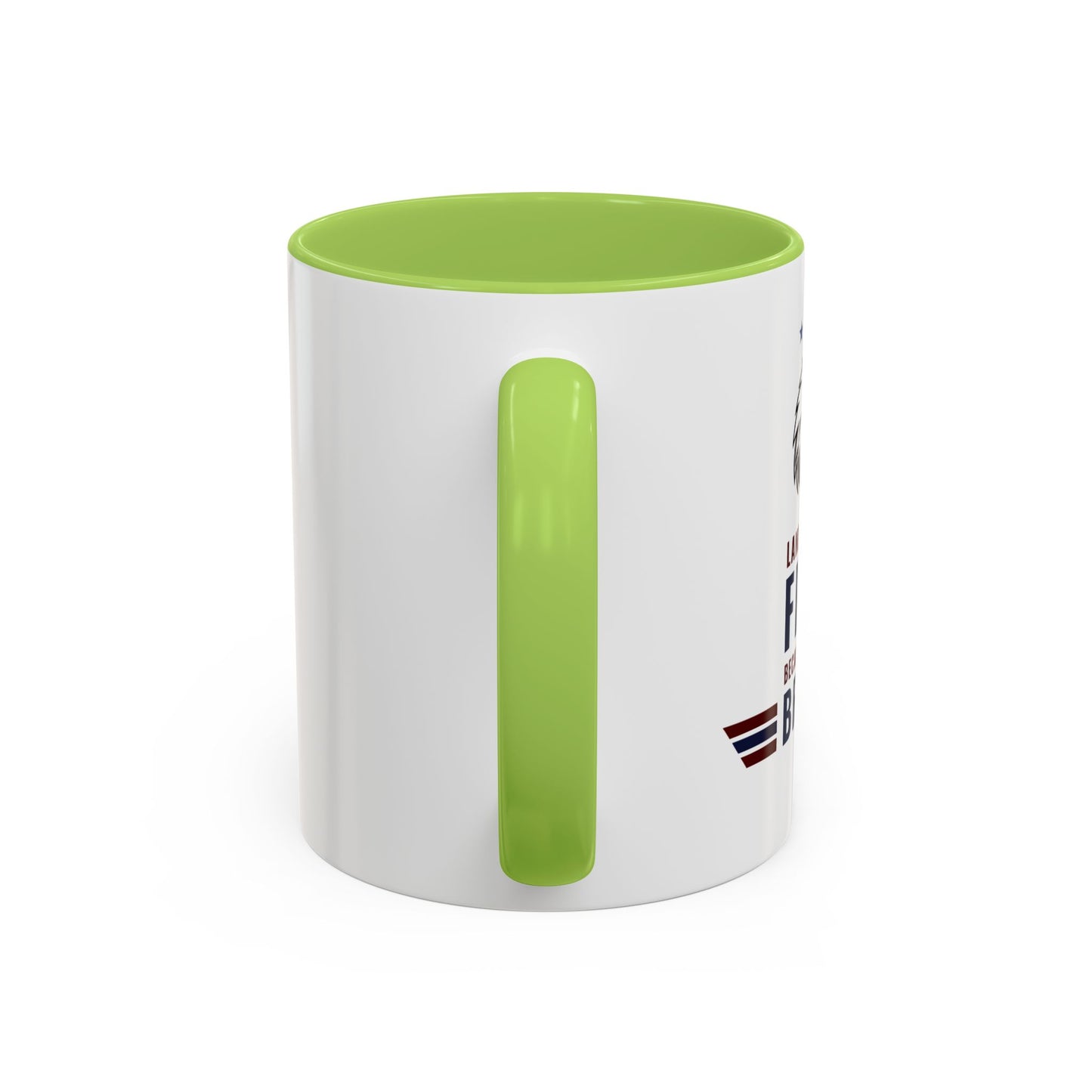 Patriotic Striped Accent Coffee Mug (11/15oz)